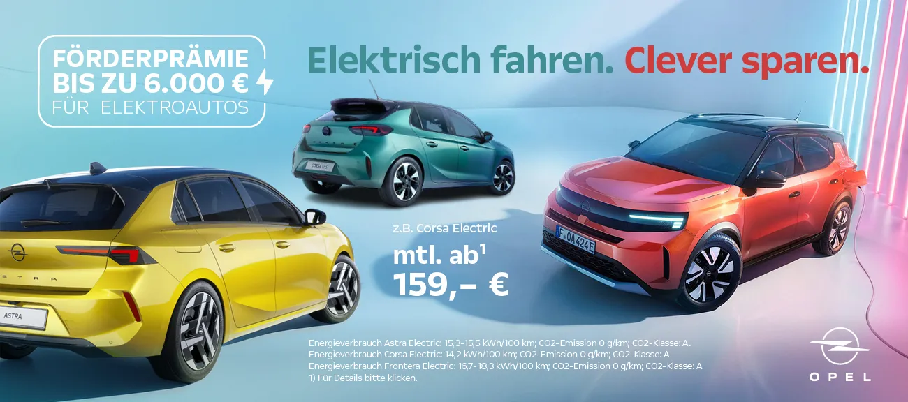 Opel E-Förderprämie
